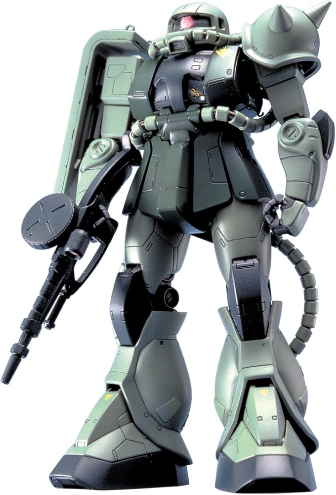 #️⃣ ＧＵＮＰＬＡ　ガンダム＆ＭＳ-０６ＳザクⅡ＆ＭＳ-06ＦザクⅡ #️⃣ガンダム Gundam MG MS-06F/J Zaku II Scale 1/100 [Toy] (japan import